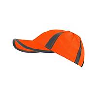 Gorra ajustable de alta visibilidad Workteam WFA902 - naranja - talla única