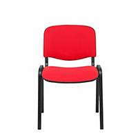Caja de 4 sillas confidente Alcaraz - rojo