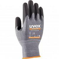 Protiporezové rukavice uvex athletic D5 XP, veľkosť 8, sivé