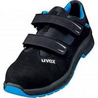 uvex 2 trend 69362 Safety Sandals, S1P SRC ESD, Size 43, Black