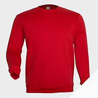 Sweatshirt de manga comprida Mukua MK620 - vermelho - tamanho M