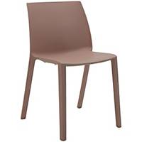 UNISIT DORY VISITOR CHAIR PALE PINK