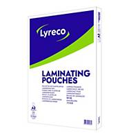 Lyreco Laminating Pouch A3 2x100MIC 303x426 - Box of 100