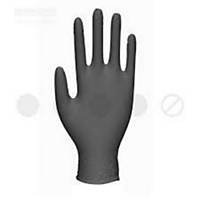 Unigloves PRO.TECT HD BLACK zwarte nitril wegwerphandschoenen, maat S, 100 stuks