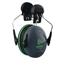 JSP Sonis™ 1 gehoorkap voor helm, SNR 26 dB, zwart/groen