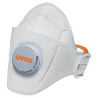3-panelový respirátor s ventilem uvex silv-Air 5210 premium, FFP2, 15 kusů