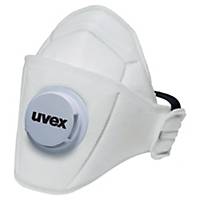 uvex silv-Air 5310 premium 3-Panel Respiratory Mask with Valve, FFP3, 15 Pieces