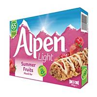 ALPEN Light Bar Summer Fruit 19g - Box of 5