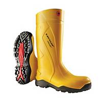 Dunlop Purofort® C762241 S5 safety boots, SRC, yellow, size 43, per pair