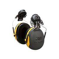 Casque antibruit 3M Peltor™ X2 pour casque, SNR 31 dB, noir/jaune