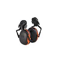3M Peltor™ X3 gehoorkap voor helm, SNR 33 dB, zwart/rood