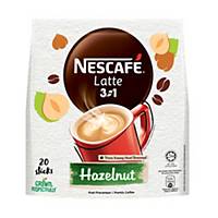 Nescafe Latte Hazelnut 24g - Pack of 20