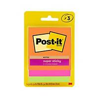 Post-It® Super Sticky Notes Rio De Janeiro Collection - Pack of 3