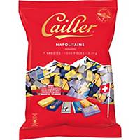 Chocolate, Cailler, Napolitaines, assorted, pack of 2.5 kg / 500 pcs