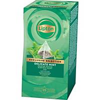 Lipton thé pyramidal menthe poivrée, paquet de 25 sachets
