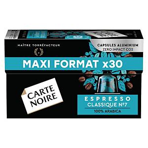 Café dosettes Compatibles Senseo Corsé n°6 CARTE NOIRE : la boite de 36  dosettes à Prix Carrefour