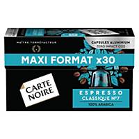 Café Carte Noire Espresso Classique n°7 - boîte de 30 capsules