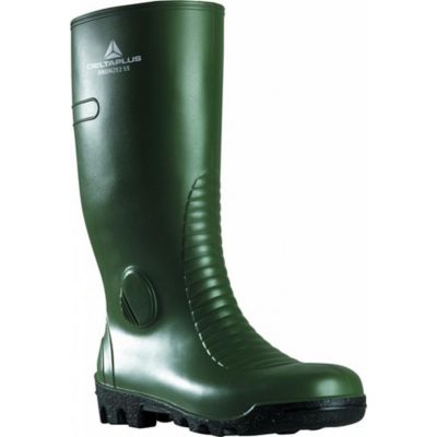 Delta Plus Bronze2 Green Safety Wellington Boot Size 9 - S5 SRA