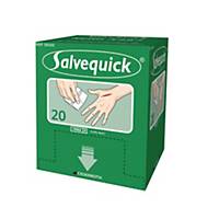 Lingettes Lave-blessure Salvequick 323700 - boite de 20