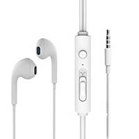 SOMOSTEL EARPHONE 3.5MM WIRED WHITE COLOR