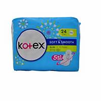 Kotex Soft & Smooth Slim Wing Sanitary Pad - Pack of 10