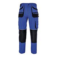 Spodnie robocze F&F BE-01-003, niebiesko-czarne, rozmiar 48