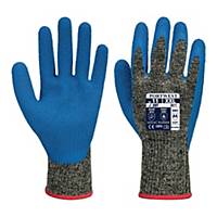 PORTWEST A611 cut-resistant gloves, grey and blue, size 9, pair