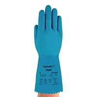 Rękawice ANSELL Alphatec 87-029, niebieskie, rozmiar 8, para