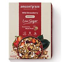 Amazin  Graze Wild Strawberries Low Sugar Granola 250g