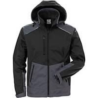 Fristads 4060 softshell jacket, black and grey, size 2XL, per piece