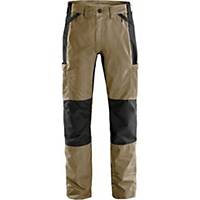 Fristads Dynamic 2540 service trousers for men, khaki green/black, size 42