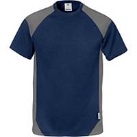 Fristads Dynamic 7046 t-shirt, short sleeves, navy blue/grey, size XS