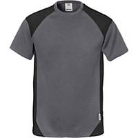 Fristads Dynamic 7046 t-shirt, short sleeves, grey/black, size 3XL