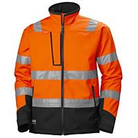 Helly Hansen Alna 2.0 269 hi-vis softshell jacket, orange and black, size S