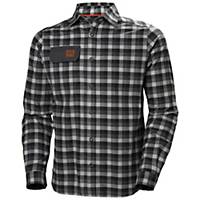 Helly Hansen 970 Kensington shirt, long sleeves, dark grey, size S