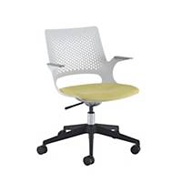 Solus Operators Chair - Black Base/Grey shell Made To Order - Del & Ins