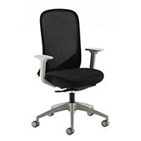 Sway Black Mesh Back Adjust Operator Chair,Black Seat,Grey Frm&BaseD&I  Excl NI