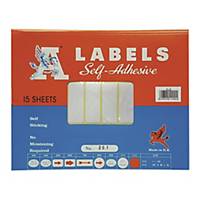 A LABELS 207 19 x 50mm - Pack of 450