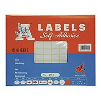 A LABELS 211 13 x 19mm - Pack of 1650