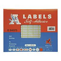 A LABELS 212 8 x 20mm - Pack of 2160