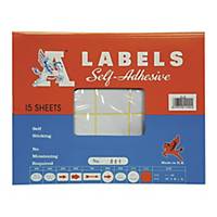 A LABELS 221 38 x 76mm - Pack of 150
