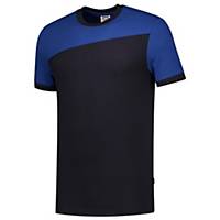 T-shirt à coutures Tricorp Bicolor 102006, bleu marine/bleu roi, L, la pièce