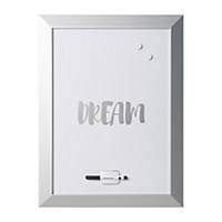 /Lavagna magnetica Bi-Office Kamashi  Dream  cornice argento 45 x 60 cm
