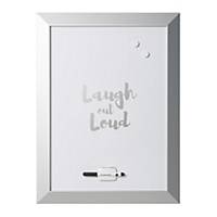 /Lavagna magnetica Bi-Office Kamashi  LOL  cornice argento 45 x 60 cm