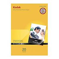 /Carta fotografica satinata Kodak Ultra Premium 280 g/mq 10X15 cm