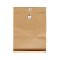 Brown Envelope with String 9 x 12 x 2 inch