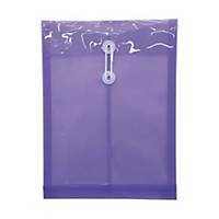 Plastic Envelope A4 Transparent Purple