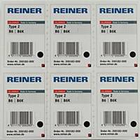 Reiner B6 refill color box numbering stamp type2 black