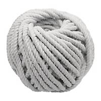 粗白色綿繩球403 - 綿繩直徑4毫米