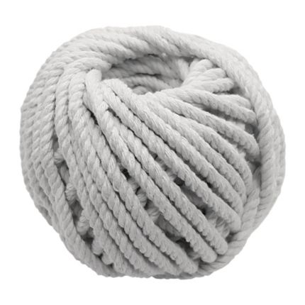 White Thick Cotton String 403 - ø4mm